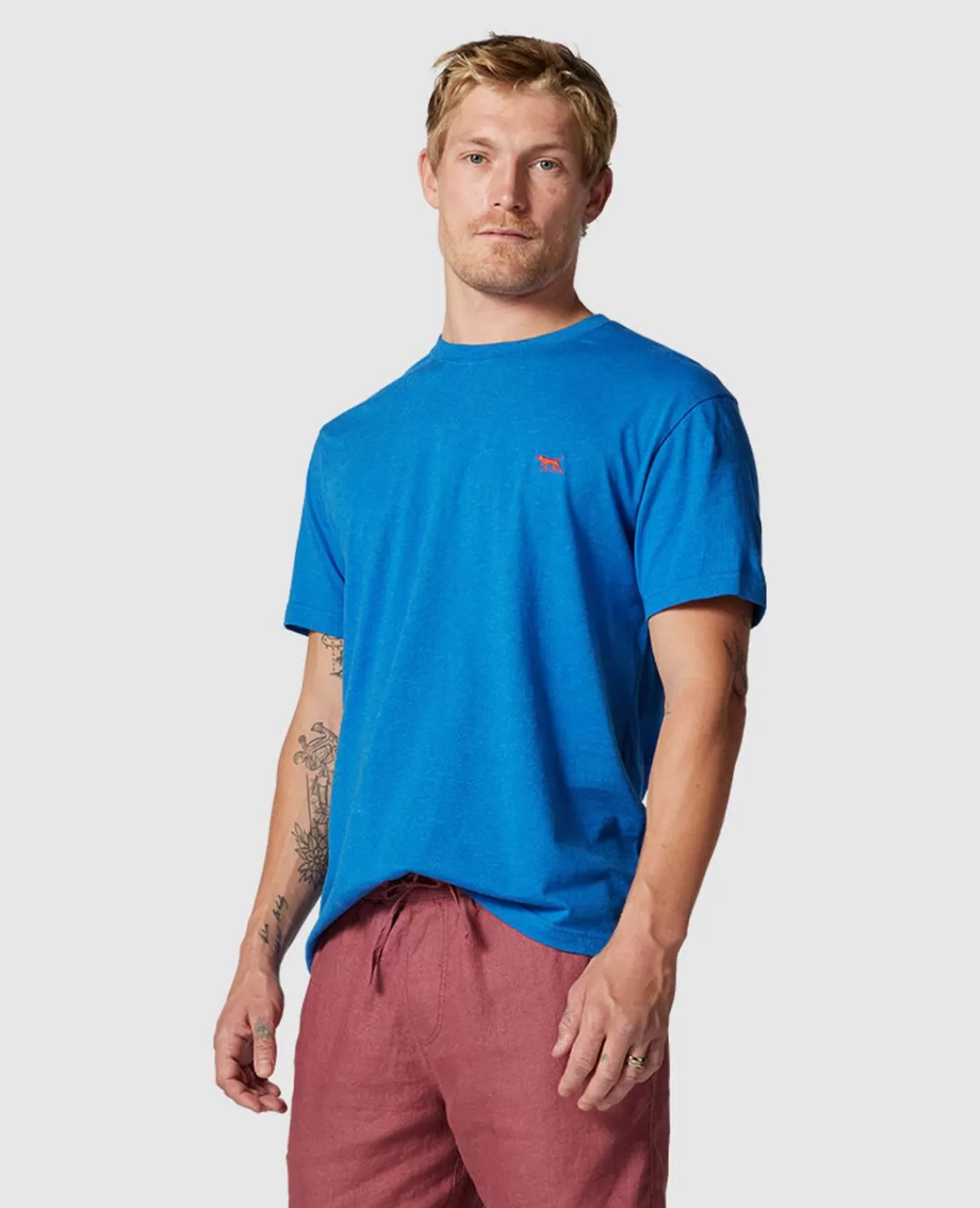 Shop Rodd & Gunn The Gunn T-Shirt Azure