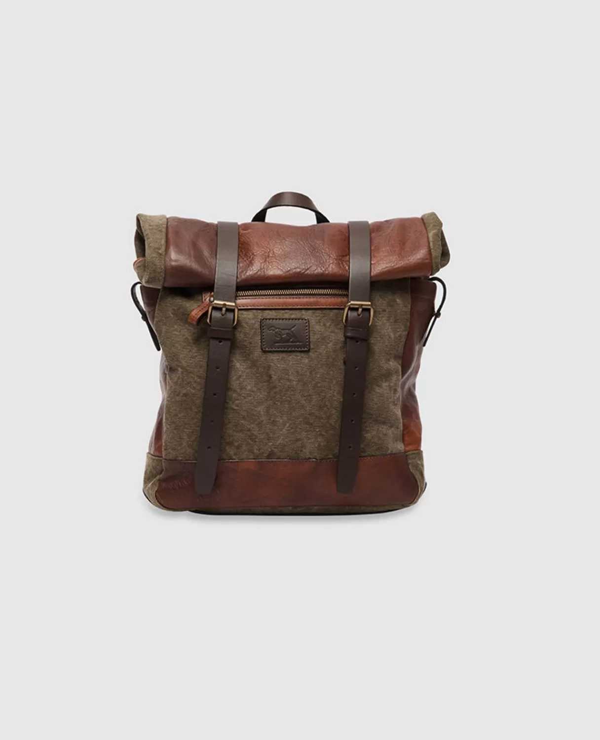 Hot Rodd & Gunn Turua Rolltop Backpack Tan/Olive