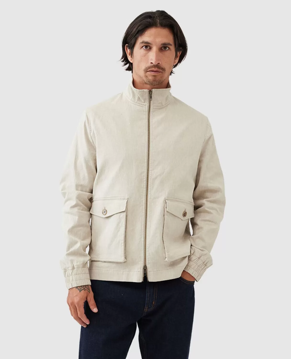 New Rodd & Gunn Twin Bridges Jacket Natural