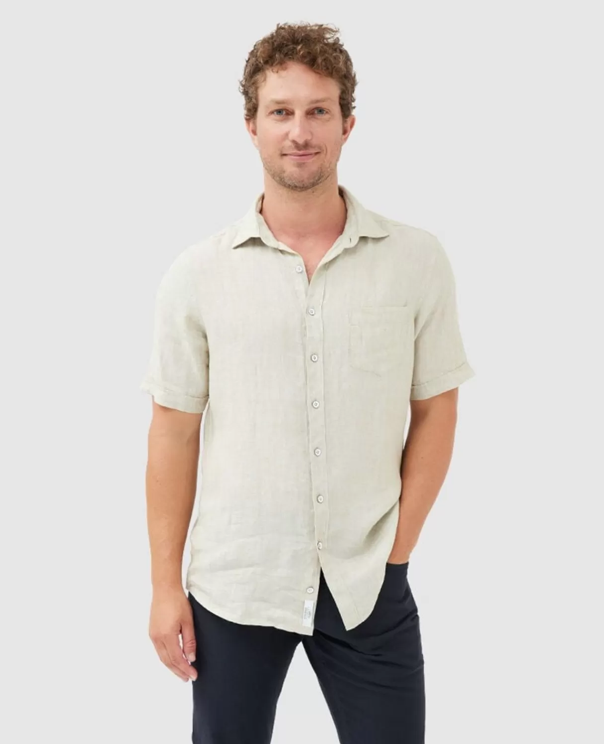 Outlet Rodd & Gunn Waiheke Shirt Flax