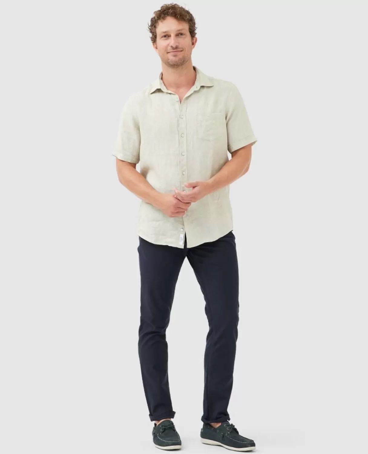 Outlet Rodd & Gunn Waiheke Shirt Flax