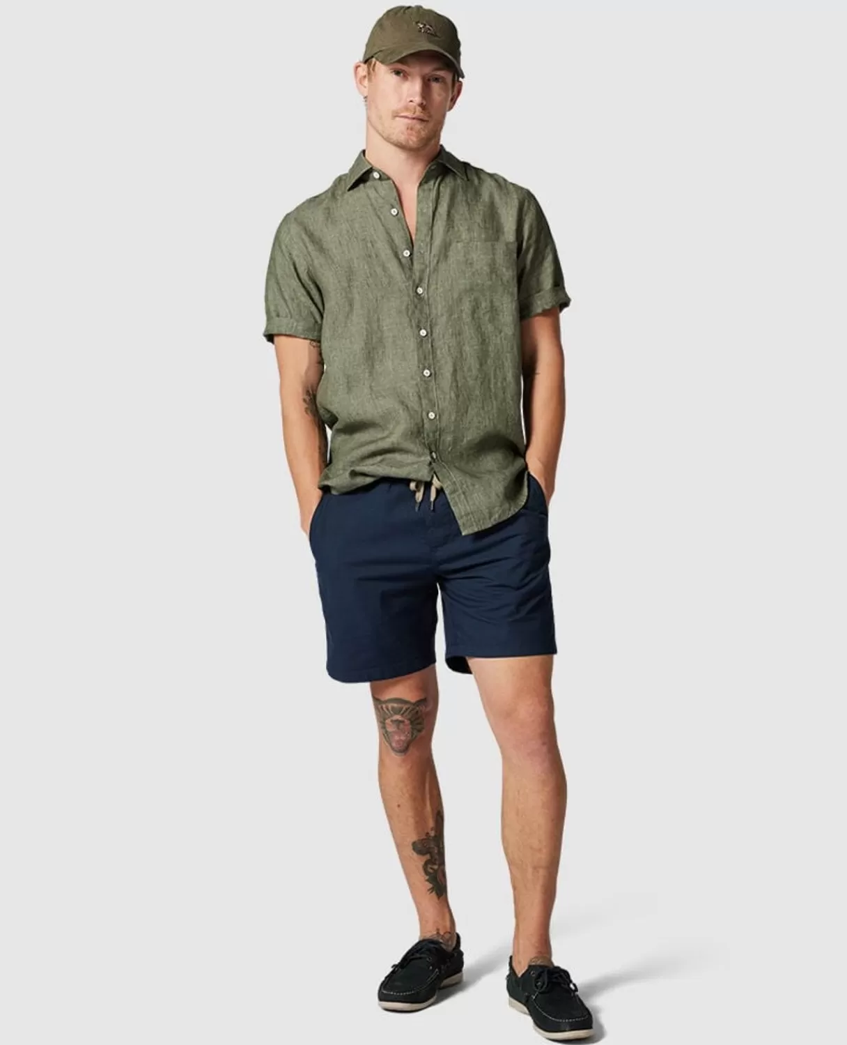 Best Sale Rodd & Gunn Waiheke Shirt Kelp