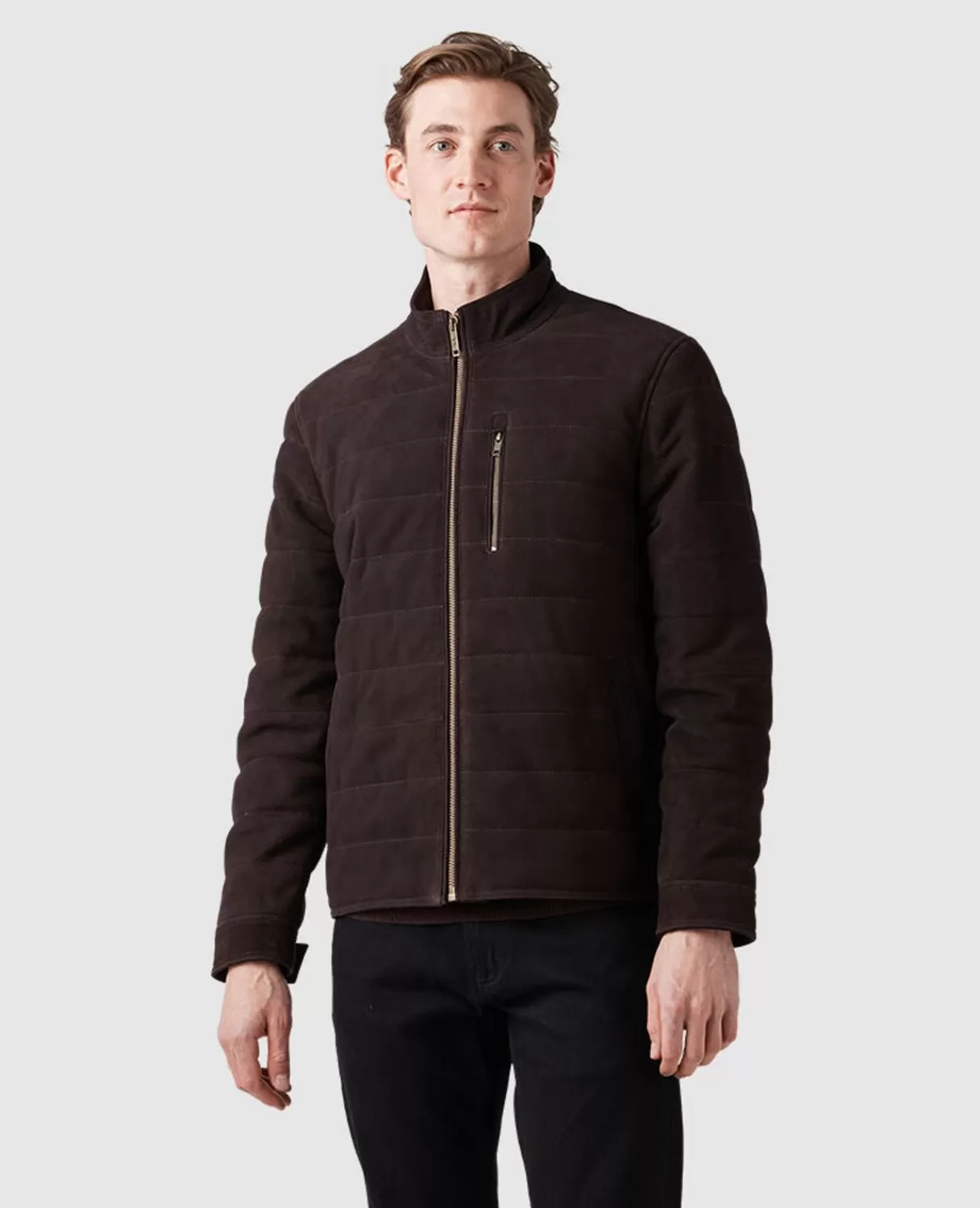 Hot Rodd & Gunn Waverley Jacket Chocolate